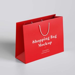 red paper bag